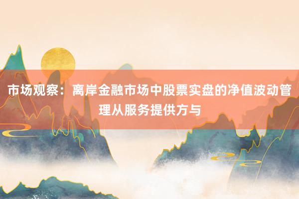 市场观察：离岸金融市场中股票实盘的净值波动管理从服务提供方与