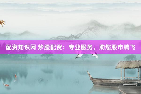 配资知识网 炒股配资：专业服务，助您股市腾飞